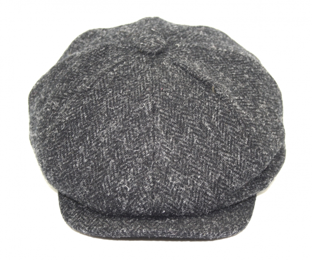 Dark grey pixel peaky blinders hat - Hatman